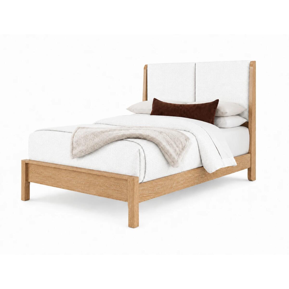 46a49030b8ee6a9dd845df6476816e1c Mercer Street King Shelter Uph Bed-pure White - 864-663-366-062-722-MS1 - Image 1