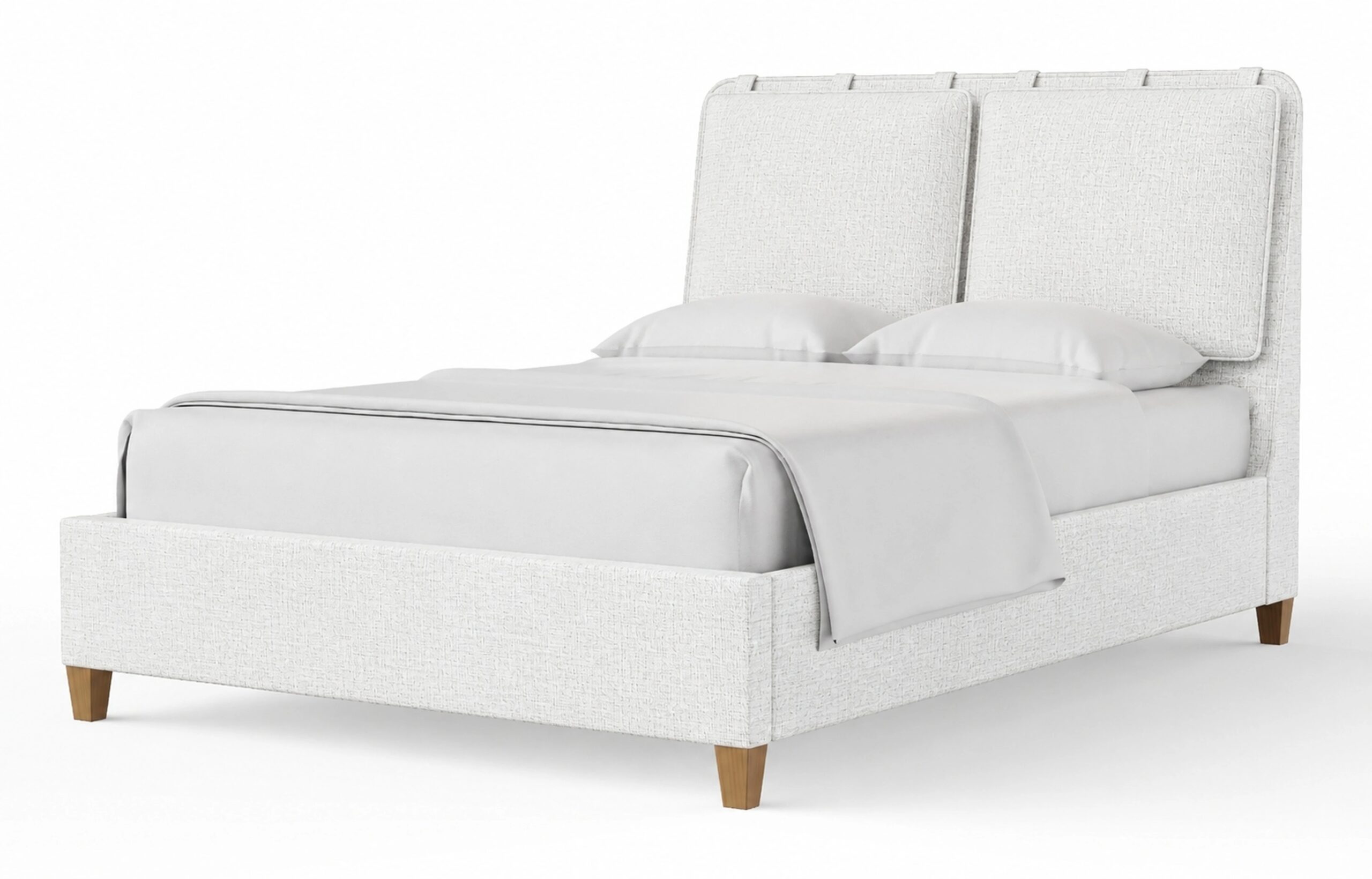 46ee1332cbfe190e5687f3efa1a16f9f Nordhaven King Uph Bed-pure White - 853-661P-166P-822P-404 - Image 1