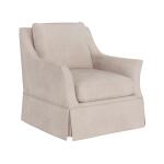 Henri Skirted Swivel Chair - Special Order