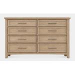 Jamestown Oak Triple Dresser - 8 Drwr - BB31-002