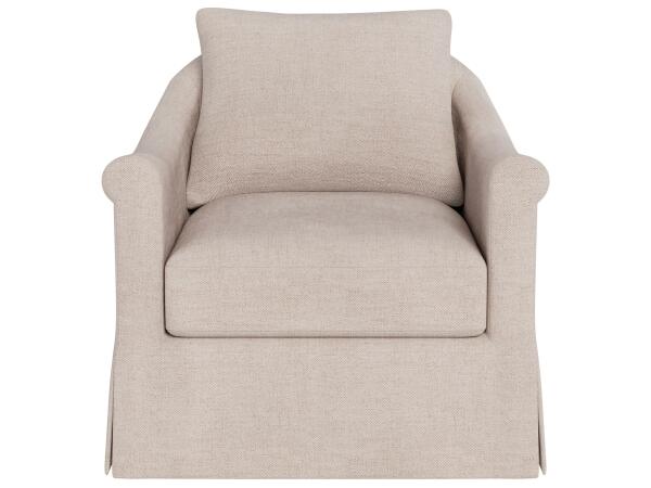 Rowan Skirted Swivel Chair - Special Order - Image 2