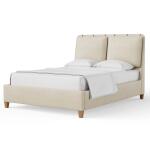 Nordhaven King Uph Bed-sandstone - 852-661K-166K-822K-404