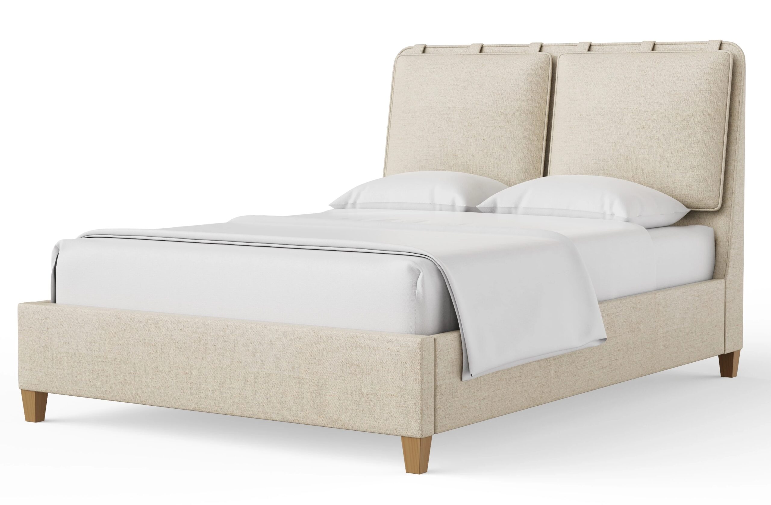 60803fa64a519f184abeda4427af5021 Nordhaven King Uph Bed-sandstone - 852-661K-166K-822K-404 - Image 1