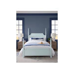 Tide & Timber Queen Pencil Poster Bed - 835-558-855-922 - Image 4