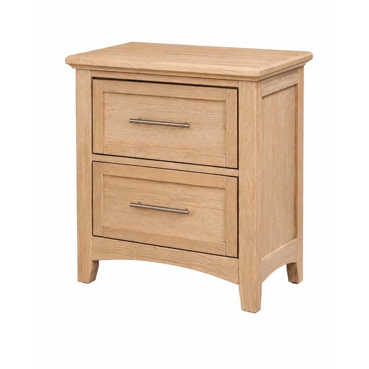 6938b67e6c74f316d4c6fa8f180ddd52 Jamestown Oak Night Stand - 2 Drwr - BB31-226 - Image 1