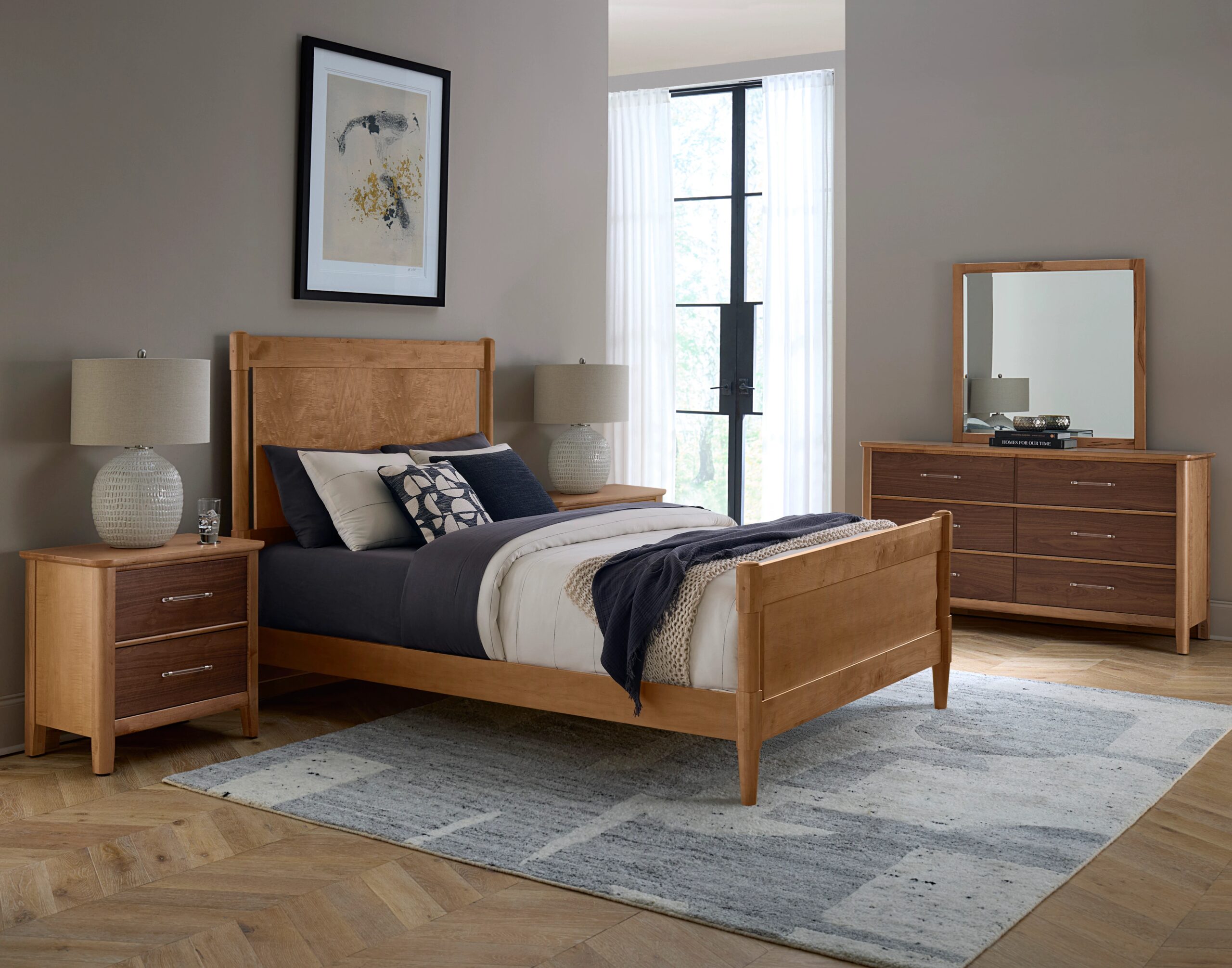 6b2315889490e990dd4df4b7bdceb003 Nordhaven King Poster Bed - 852-669-966-922-MS1 - Image 1