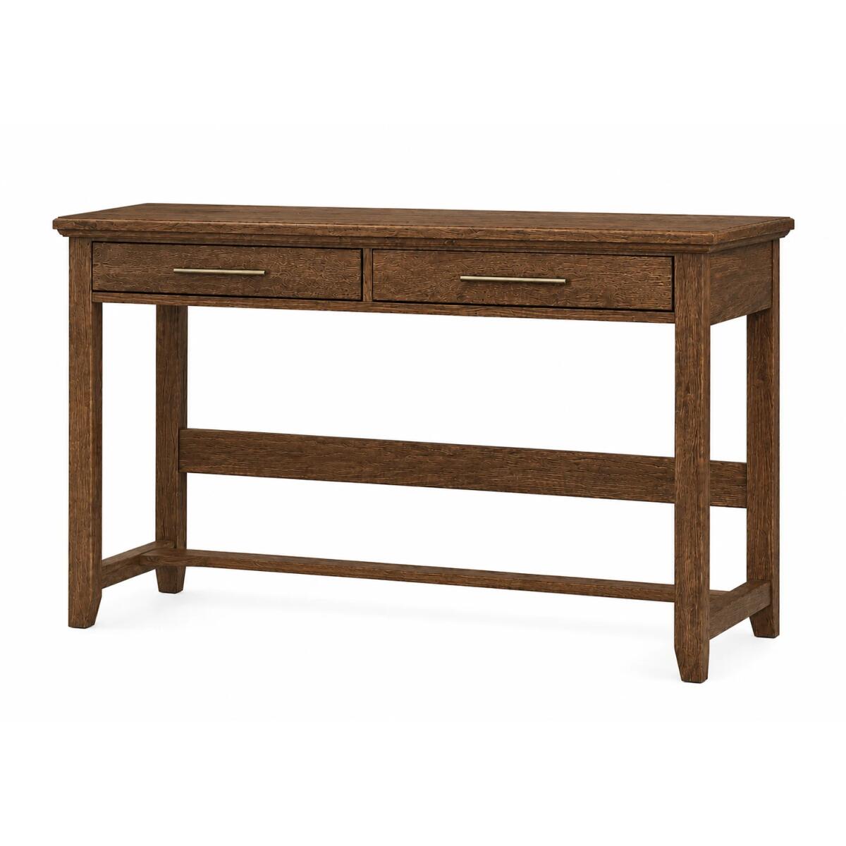 6e5ceb5059163660a6141651ea574724 Jamestown Oak Desk W/ Charging Station - BB30-779 - Image 1