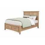 Jamestown Oak Full Mansion Storage Bed - BB31-552-046B-302-444T