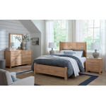 Tide & Timber Queen Fretwork Bed With Storage Footboard - 830-557-050B-502-555T - Image 4