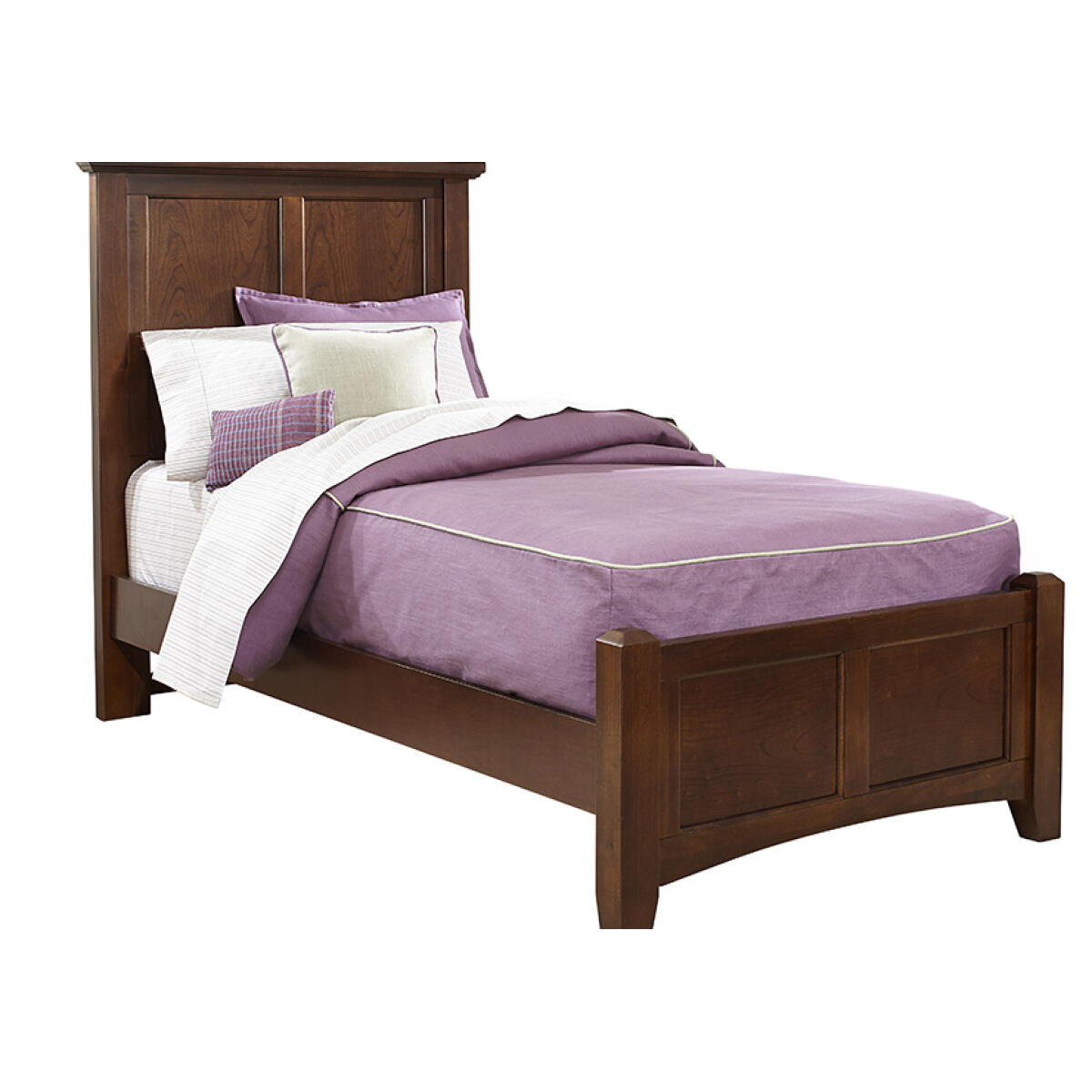 75305ae859d4e35683b62293ecf9cbd2 Bonanza Twin Mansion Bed - Cherry Finish - BB28-338/833/900 - Image 1