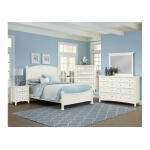 Bonanza King Poster Bed - White Finish - BB29-667-766-922-MS1 - Image 3