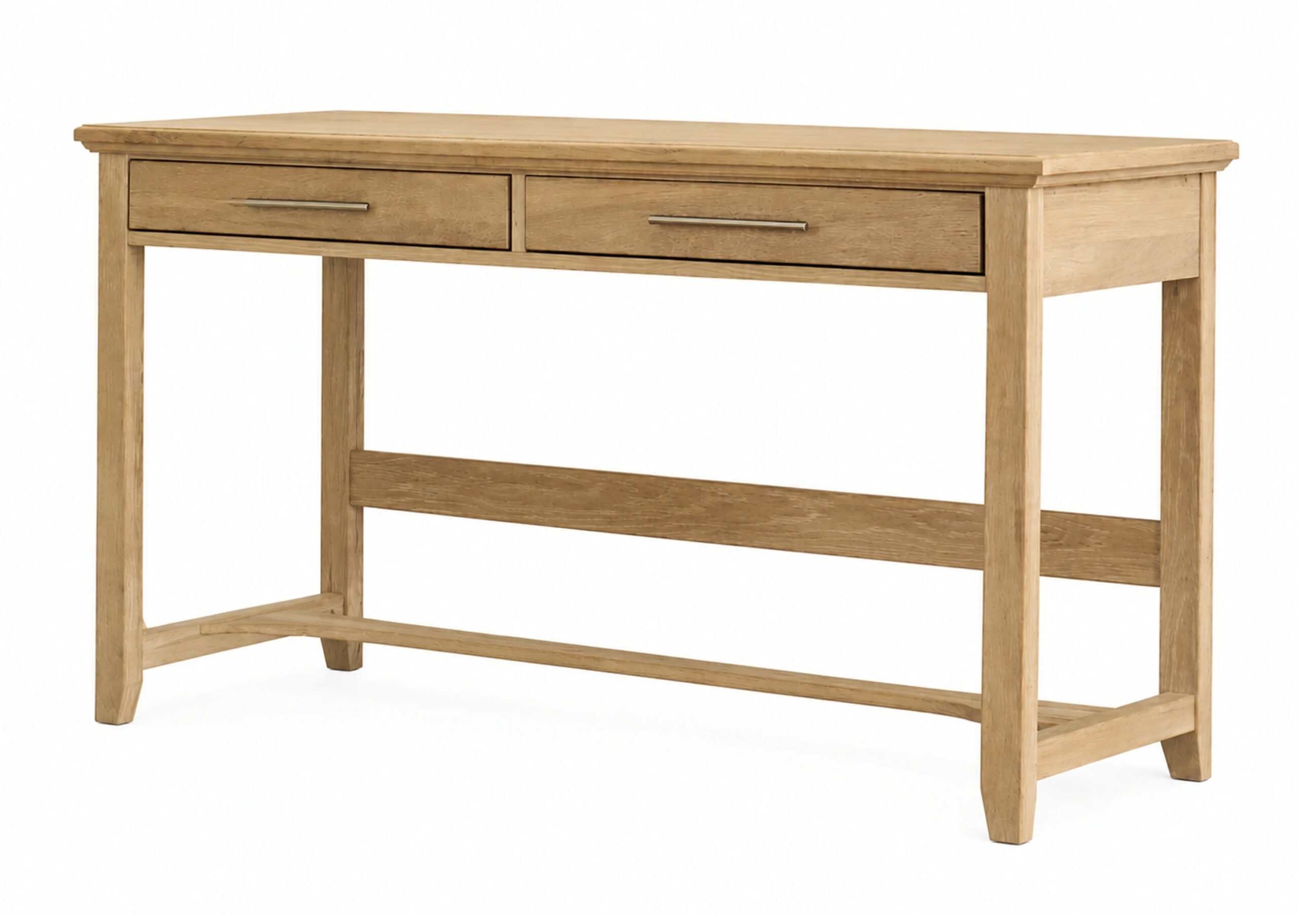 7d9fa6c354f0a17706897b85491dde33 Jamestown Oak Desk W/ Charging Station - BB31-779 - Image 1
