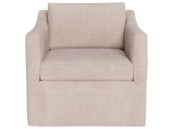 Asher Slipcover Swivel Chair - Special Order - Image 2