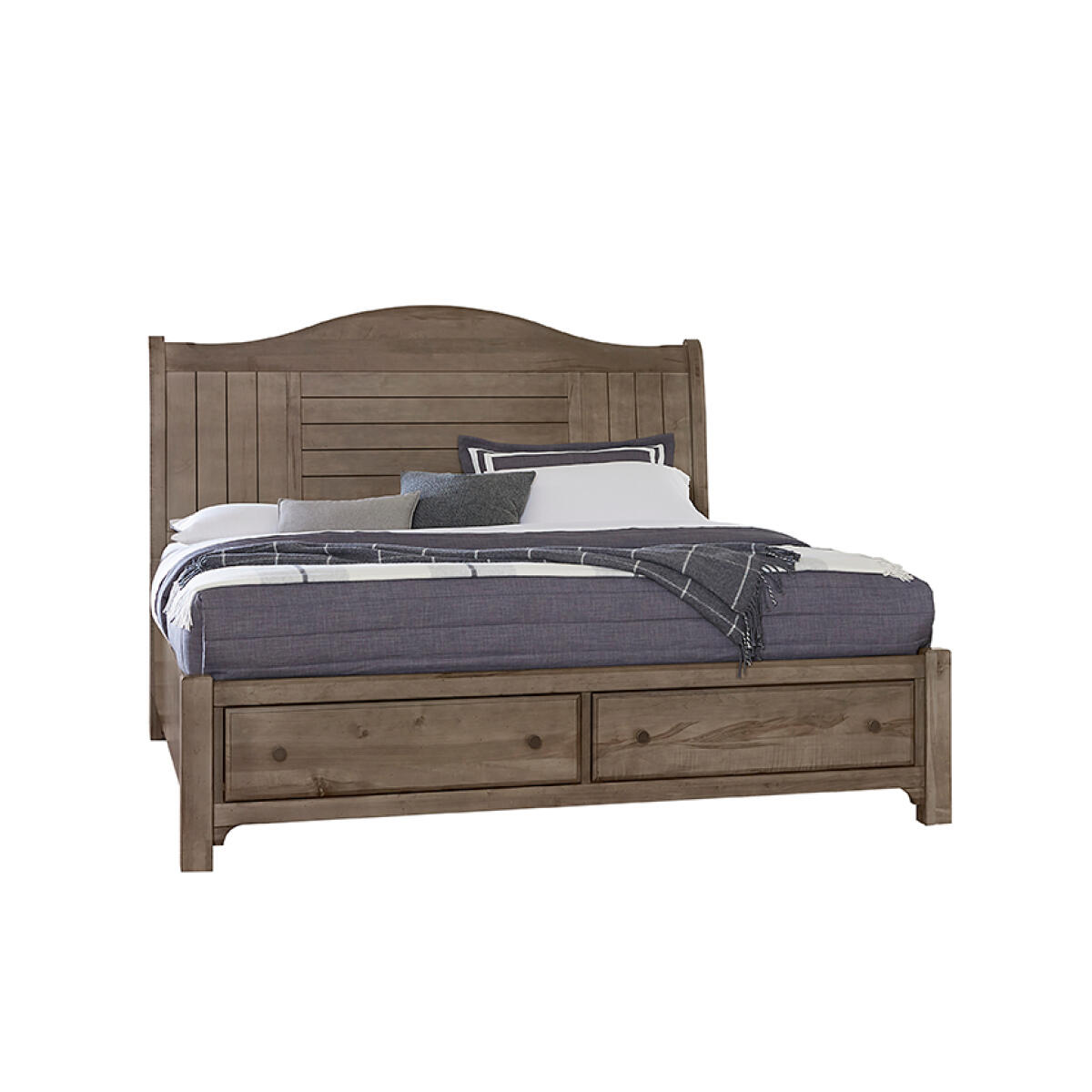 836f5fc5e4b3a5800f2f52667fd3cdc1 Cool Farmhouse Sleigh Bed W/ Storage Footboard - 801-663-066B-502-666 - Image 1