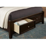 Bonanza Queen Mansion Storage Bed - Merlo Finish - BB27-558-050B-502-555 - Image 3