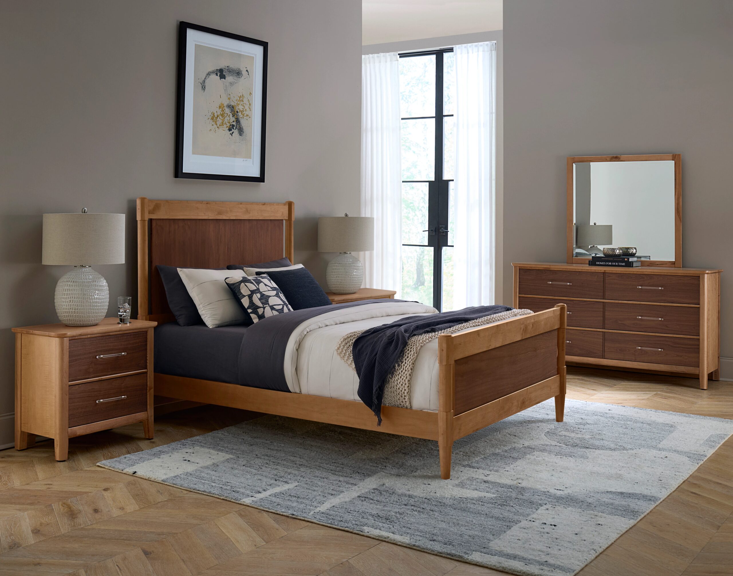 9c87beffb7dadd36366a835f252d172a Nordhaven King Poster Bed - 853-669-966-922-MS1 - Image 1