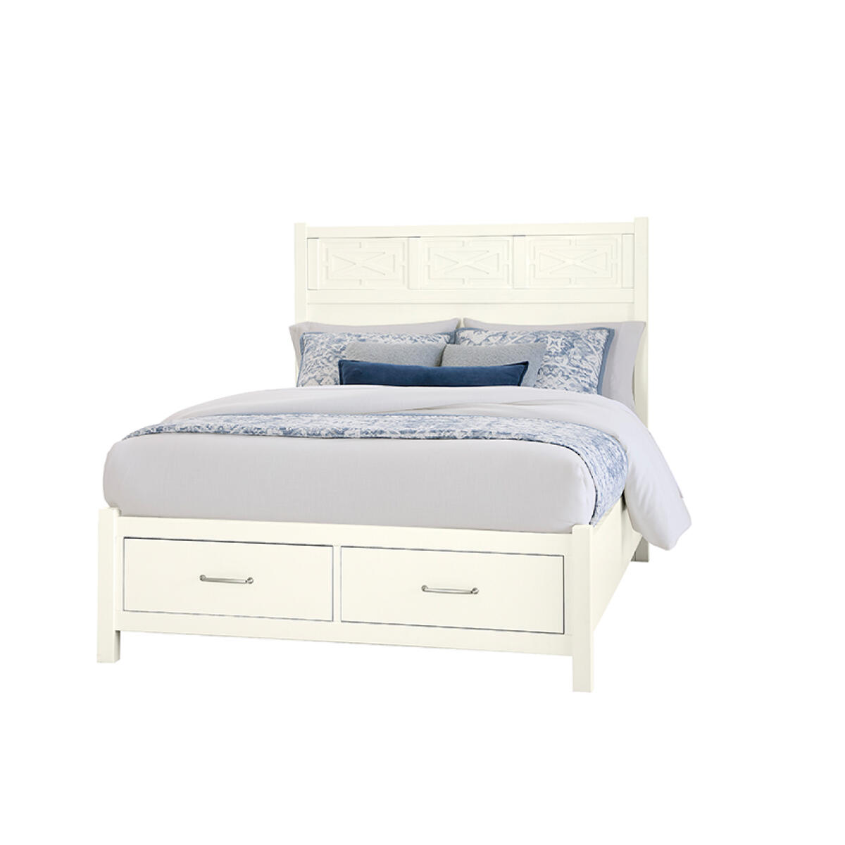 a0a010a4306e14787530467962c64984 Tide & Timber Queen Fretwork Bed With Storage Footboard - 834-557-050B-502-555T - Image 1