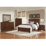Bonanza King Mansion Bed - Cherry Finish - BB28-668/866/922/MS1 - Image 3