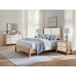 Mercer Street Queen Shelter Uph Bed-pure White - 864-553-355-052-722 - Image 2