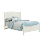 Bonanza King Poster Bed - White Finish - BB29-667-766-922-MS1