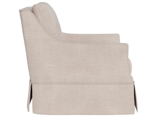 Henri Skirted Swivel Chair - Special Order - Image 3