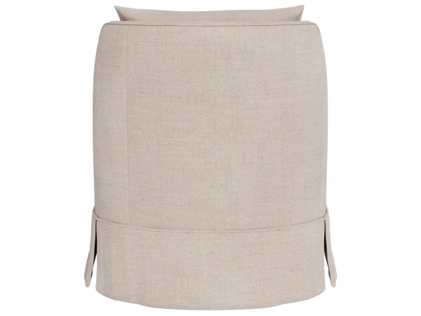 Portia Skirted Swivel Chair - Special Order - Image 4