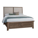 Woodbridge Queen Upholstered Bed With Storage -grey - 820-551-052-050B-502-555