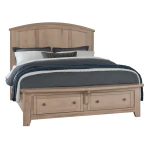 Woodbridge Queen Arch Bed With Storage Footboard - 822-557-050B-502-555