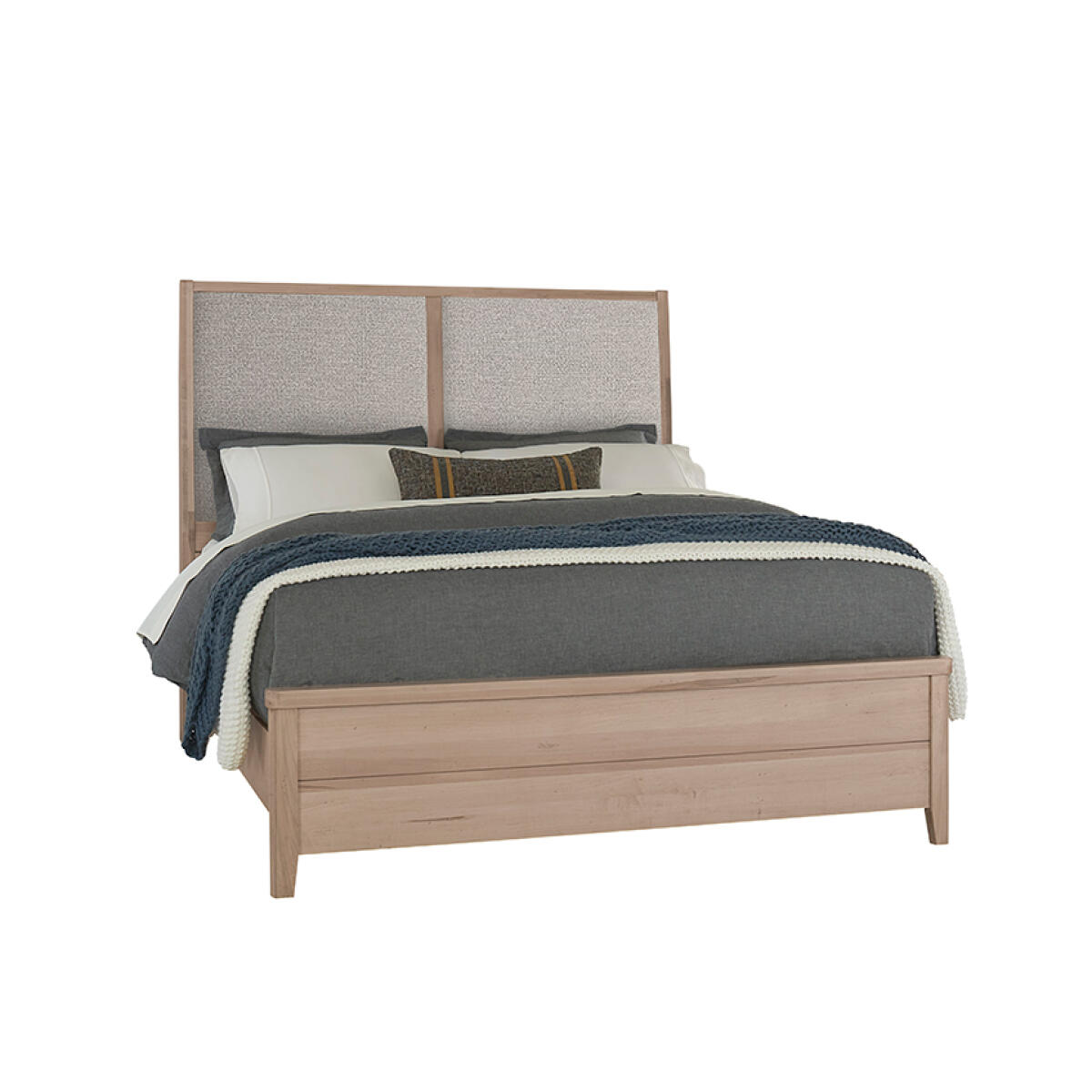 e78e62a0a3aa4c0d817b44ffeaf47905 Woodbridge Queen Upholstered Bed-grey - 822-551-155-052-922 - Image 1