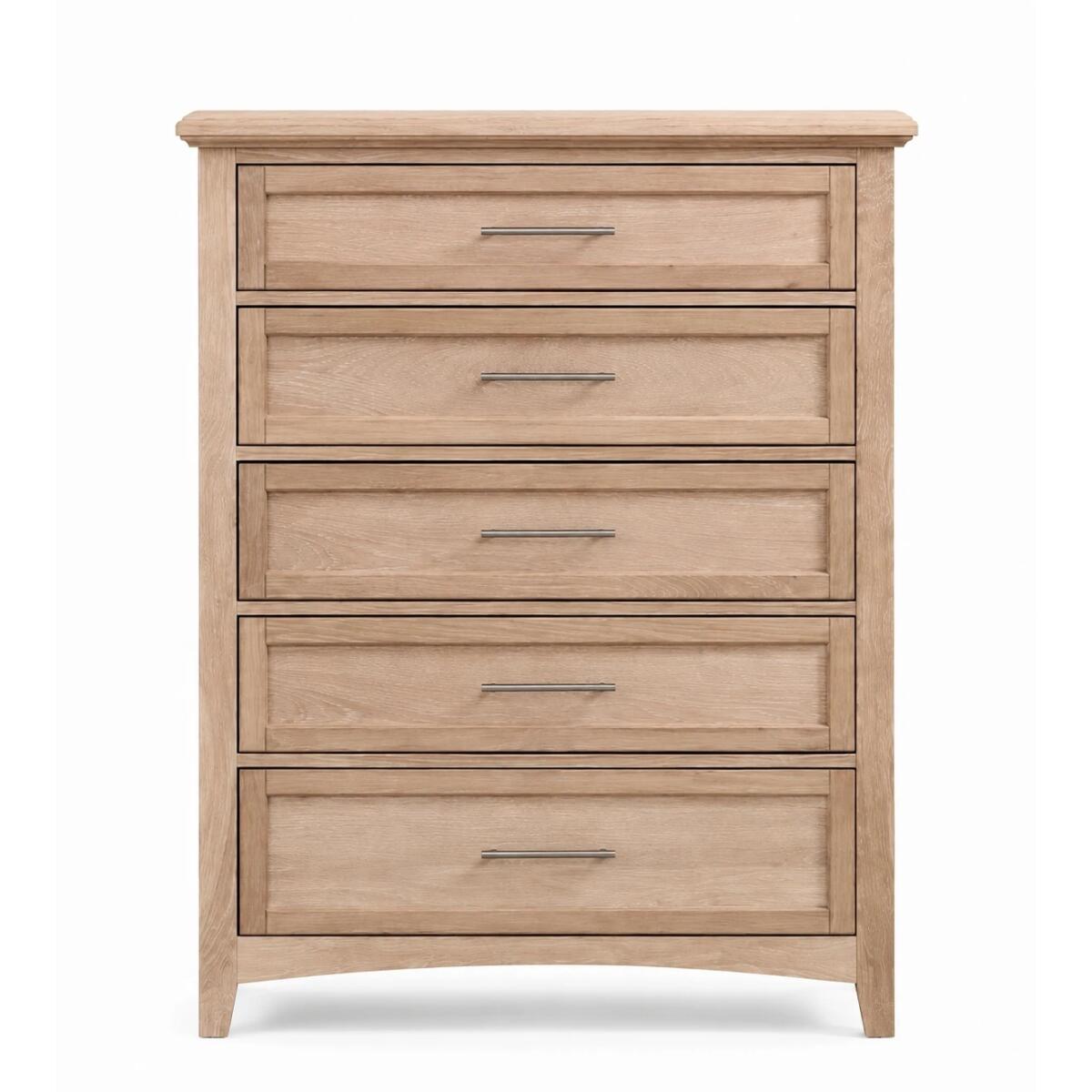 e94e37b30be122e075ea9669127c9e55 Jamestown Oak Chest - 5 Drwr - BB31-115 - Image 1