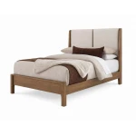 Shelter Upholstered Bed-ecru