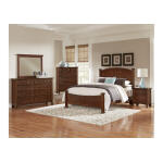 Bonanza King Poster Bed - Cherry Finish - BB28-667-766-922-MS1 - Image 3