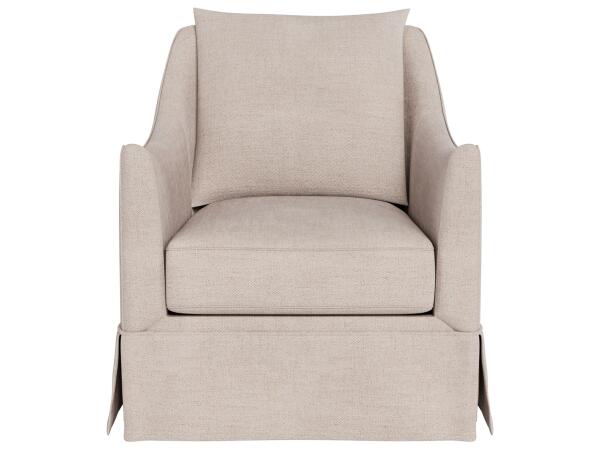 Portia Skirted Swivel Chair - Special Order - Image 2