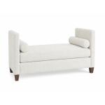 Tide & Timber White Boucle' Uph Daybed - 835-303W
