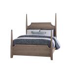Tide & Timber King Pencil Poster Bed - 831-668-866-922-MS1