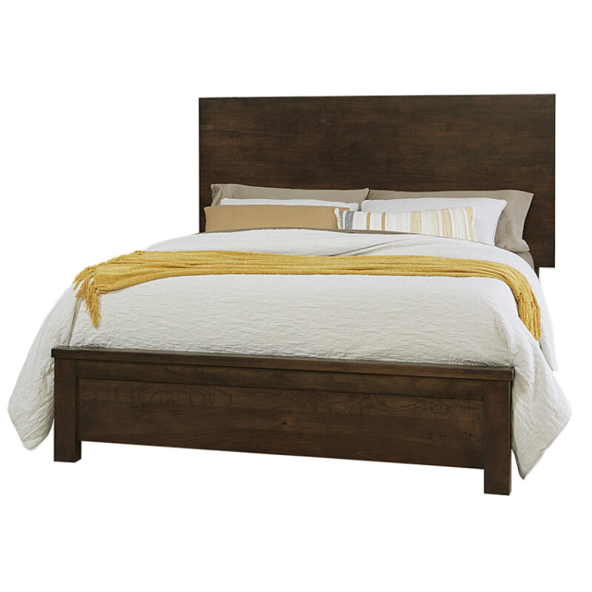 1758ec997867847f65206a125d79d1f0 Crafted Cherry Bedroom By Ben & Erin Napier Ben's Plank Bed - 150-559-955-922 - Image 1
