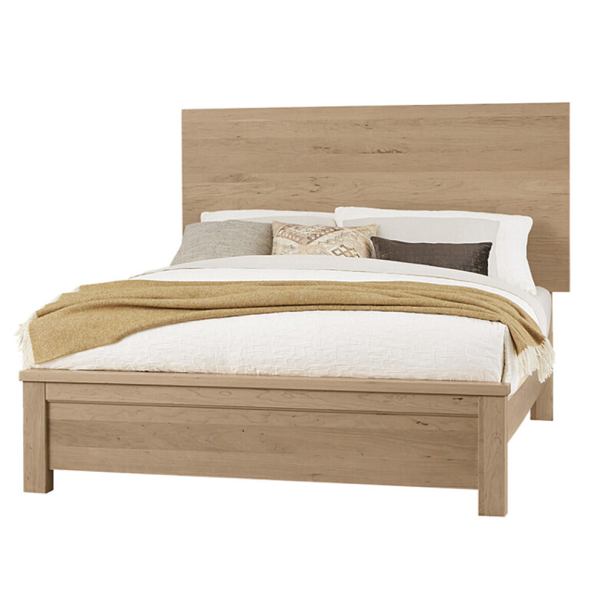 a85d3f0c75276c1b5253b0a396009e1a Crafted Cherry Bedroom By Ben & Erin Napier Ben's Plank Bed - 154-559-955-922 - Image 1