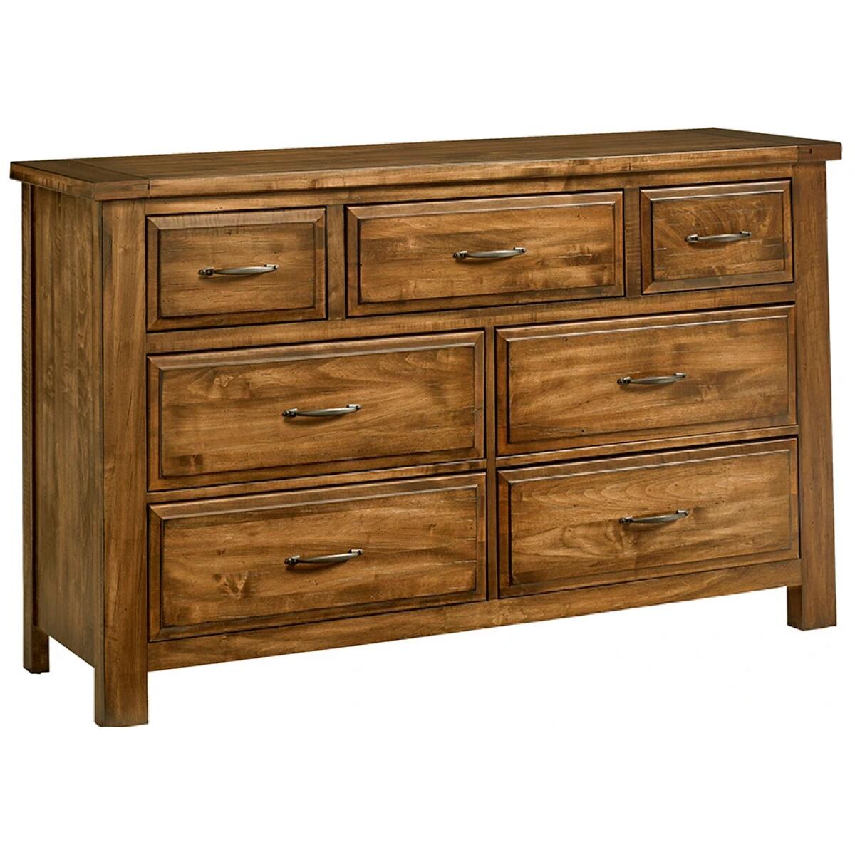 abdf685ada2c4bcb89637fa457fc382d Maple Road Triple Dresser - 7 Drawers - 118-003 - Image 1