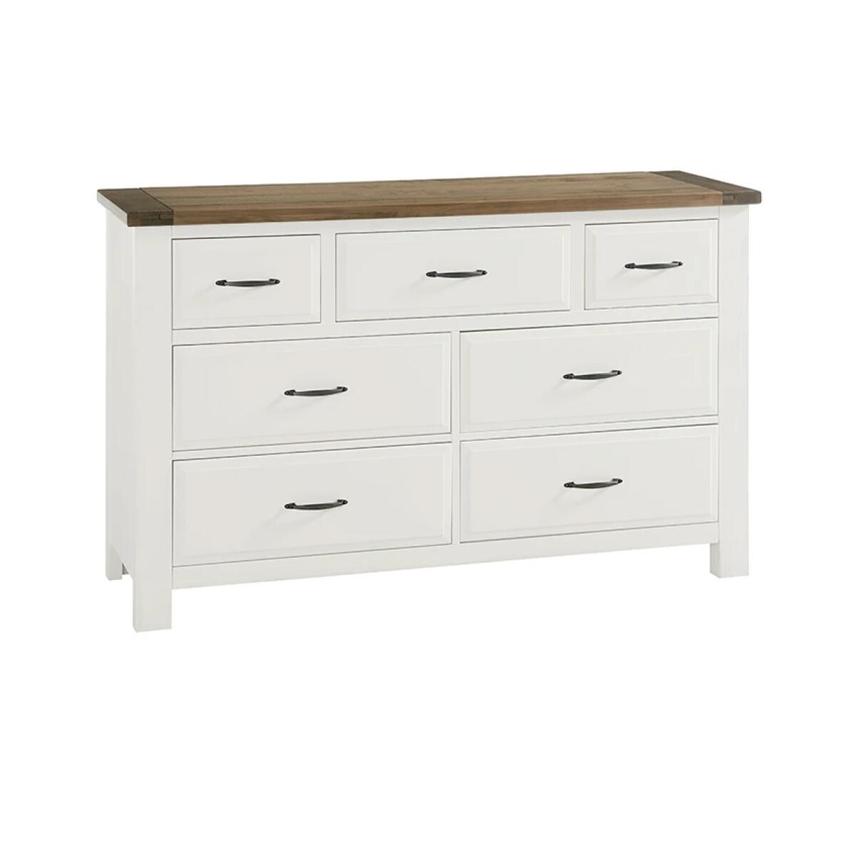 b276c064a4e78d25ba0a04b099c0d9fc Maple Road Two-tone Triple Dresser - 7 Drwr - 116-003 - Image 1