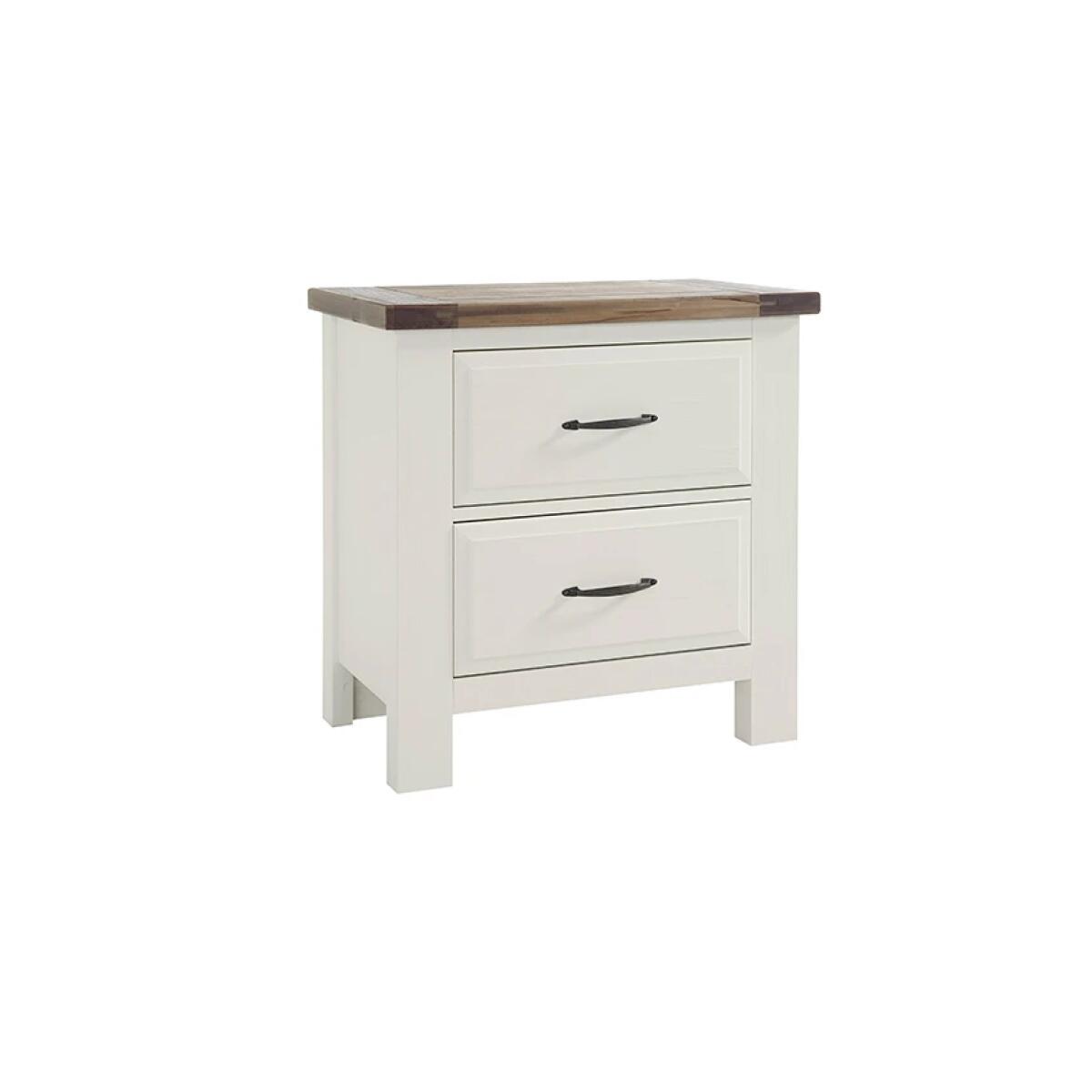 b65c7f986dc1446570da0fd437c2ad94 Maple Road Two-tone Night Stand - 2 Drwr - 116-227 - Image 1
