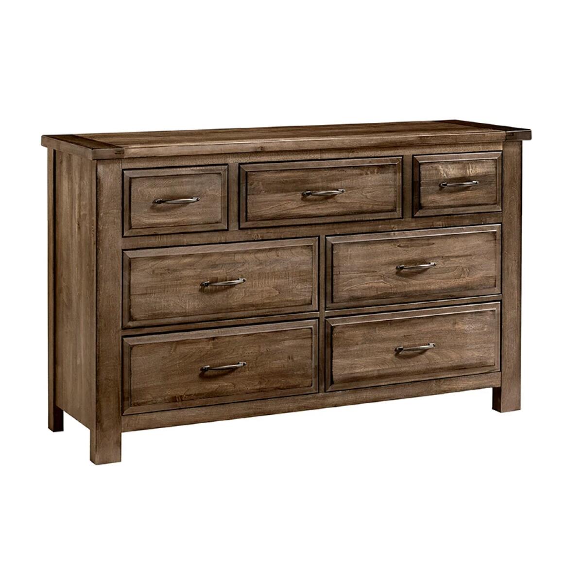 c27692c910738601954ff57165f6ed71 Maple Road Triple Dresser - 7 Drawers - 117-003 - Image 1