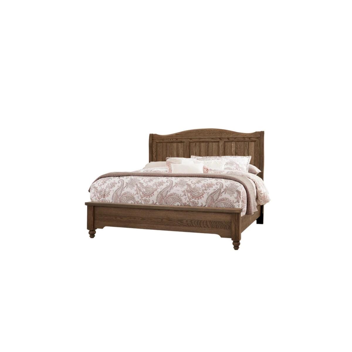 dd9cb64c927dd098f4273f5bb5f830de Heritage King Sleigh Bed - 112-663-166-733-MS2 - Image 1