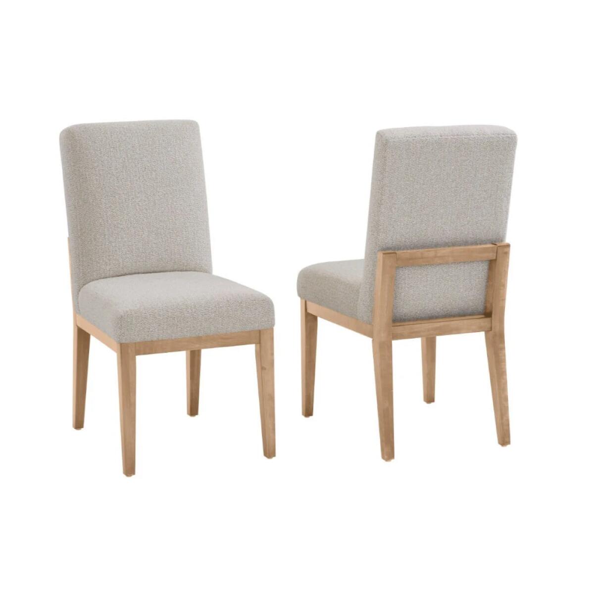 0014b59a0f54624c0bbe9fe5c8189f48 Upholstered Side Chair Oatmeal Fabric - Image 1