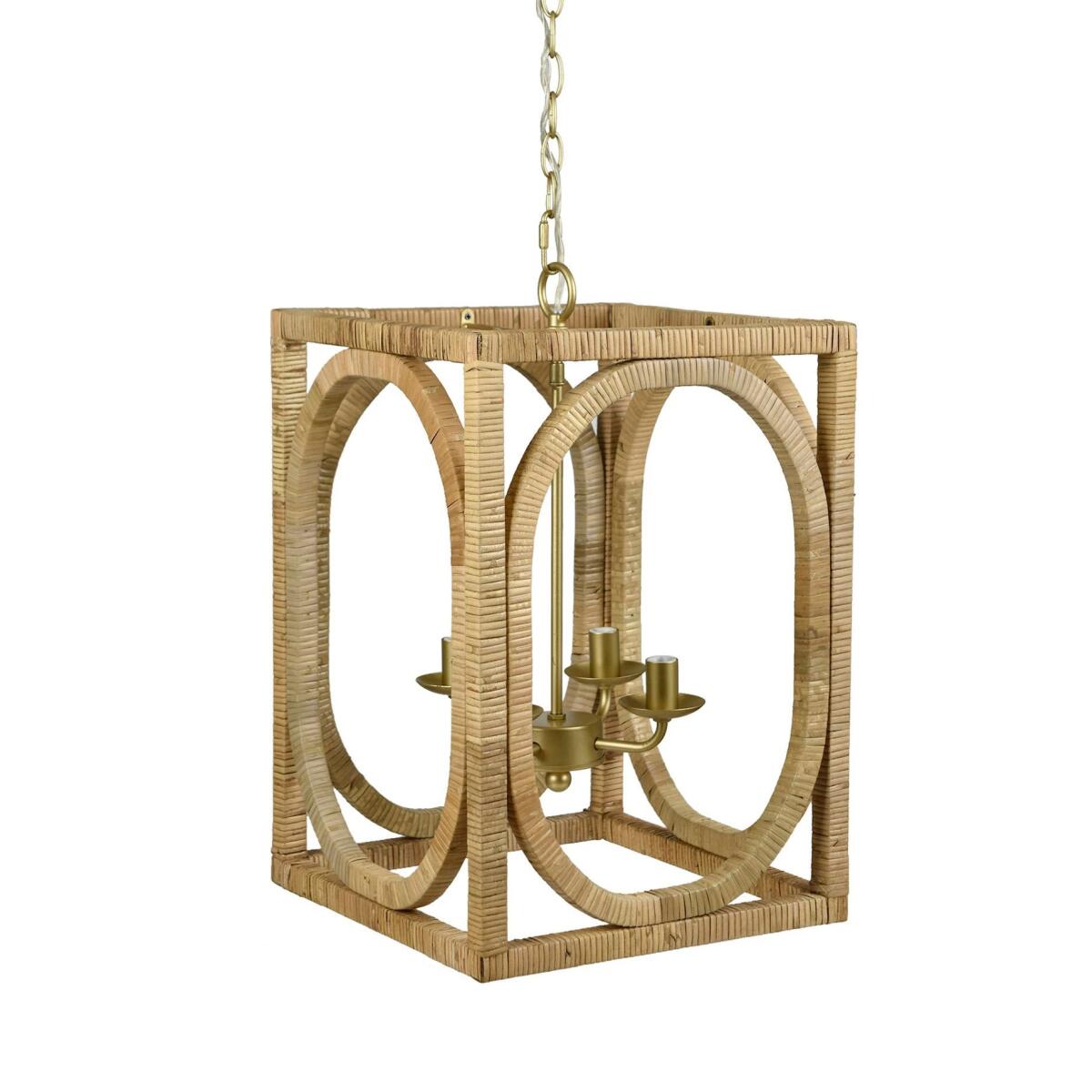 01c4f3206158b9188b4e2b8f4209d599 Alyssa Rattan Pendant Light - Image 1