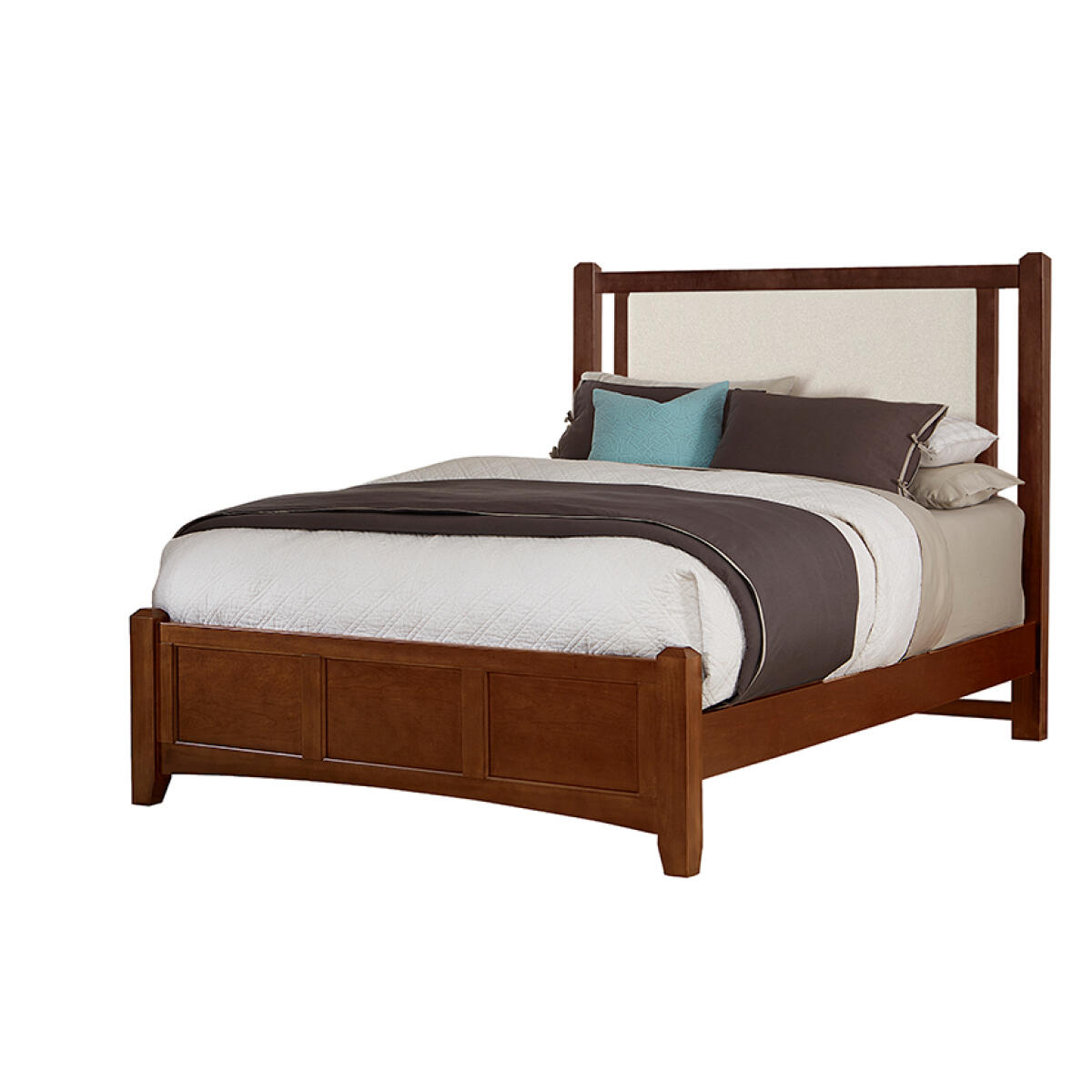 03ef0fa35512aee39d46ad8d7c264815 Linen Upholstered Bed - Image 1