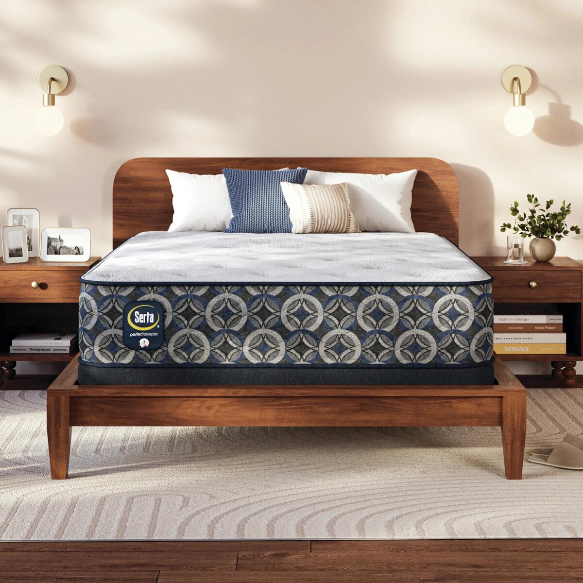 06f6488e1bba9cedfb1db238f0cfe497 Perfect Sleeper Innerspring Mattress Cascade Canyon Medium 13” - Medium 13" / Twin XL - Image 1