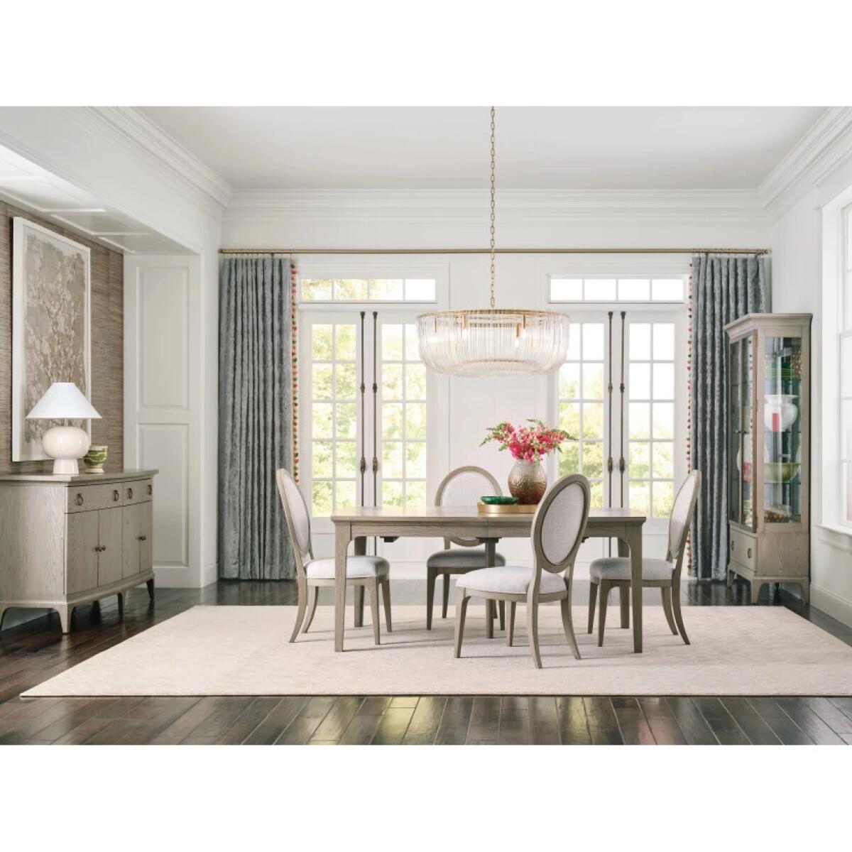 0e223baf6ad94eb4671a3d98b452788e Milan Sterling Rectangular Dining Table - Image 1