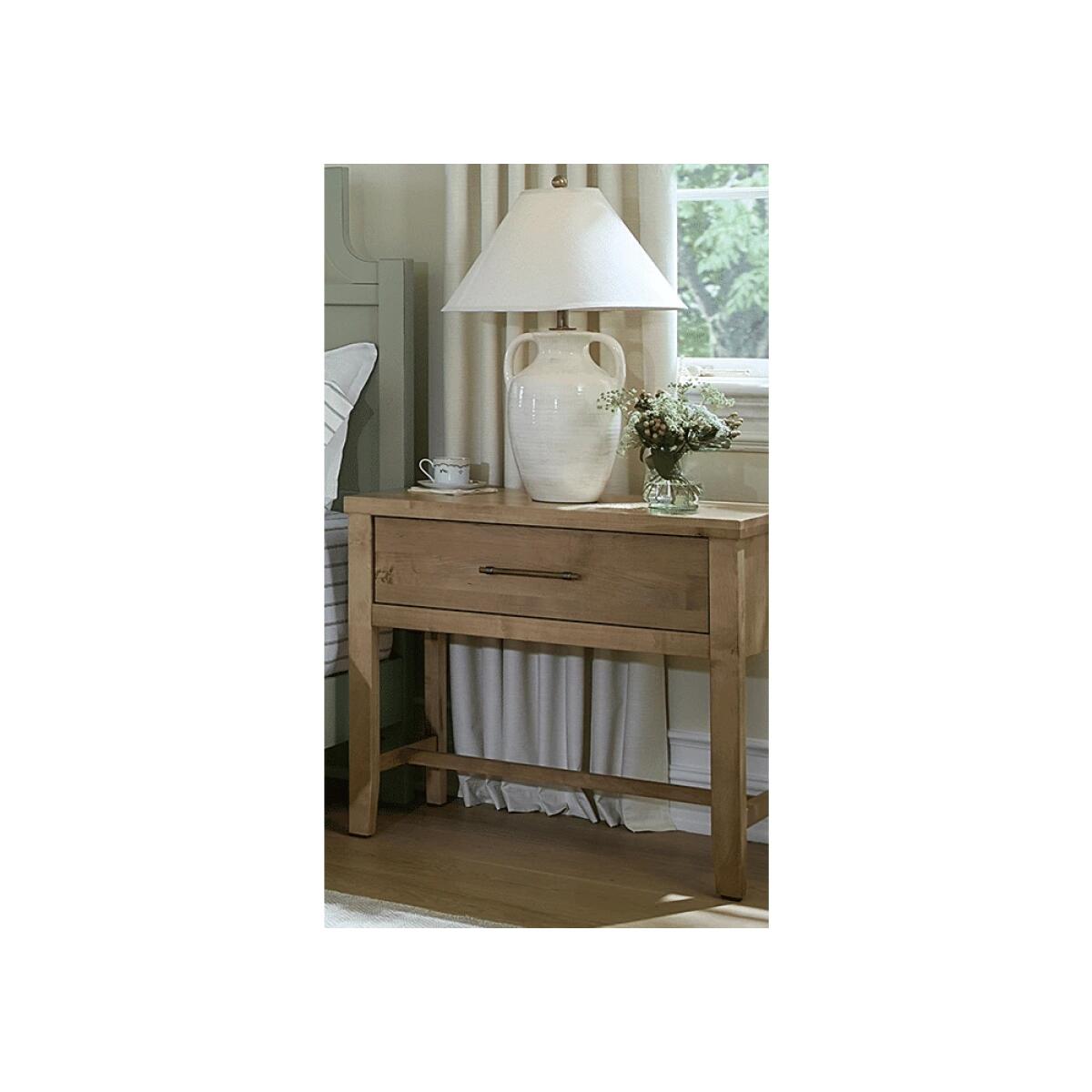 300a3188a72fb4b394066a483b93ee77 Bedside Table - 1 Drawer - Image 1