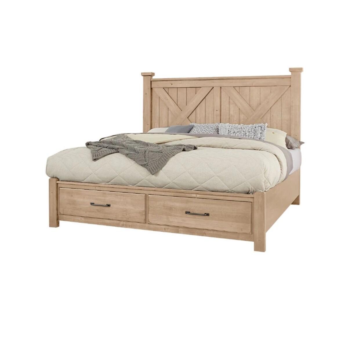 308535358b84a6a2f45c709d96b0112e X Bed With Footboard Storage - Image 1