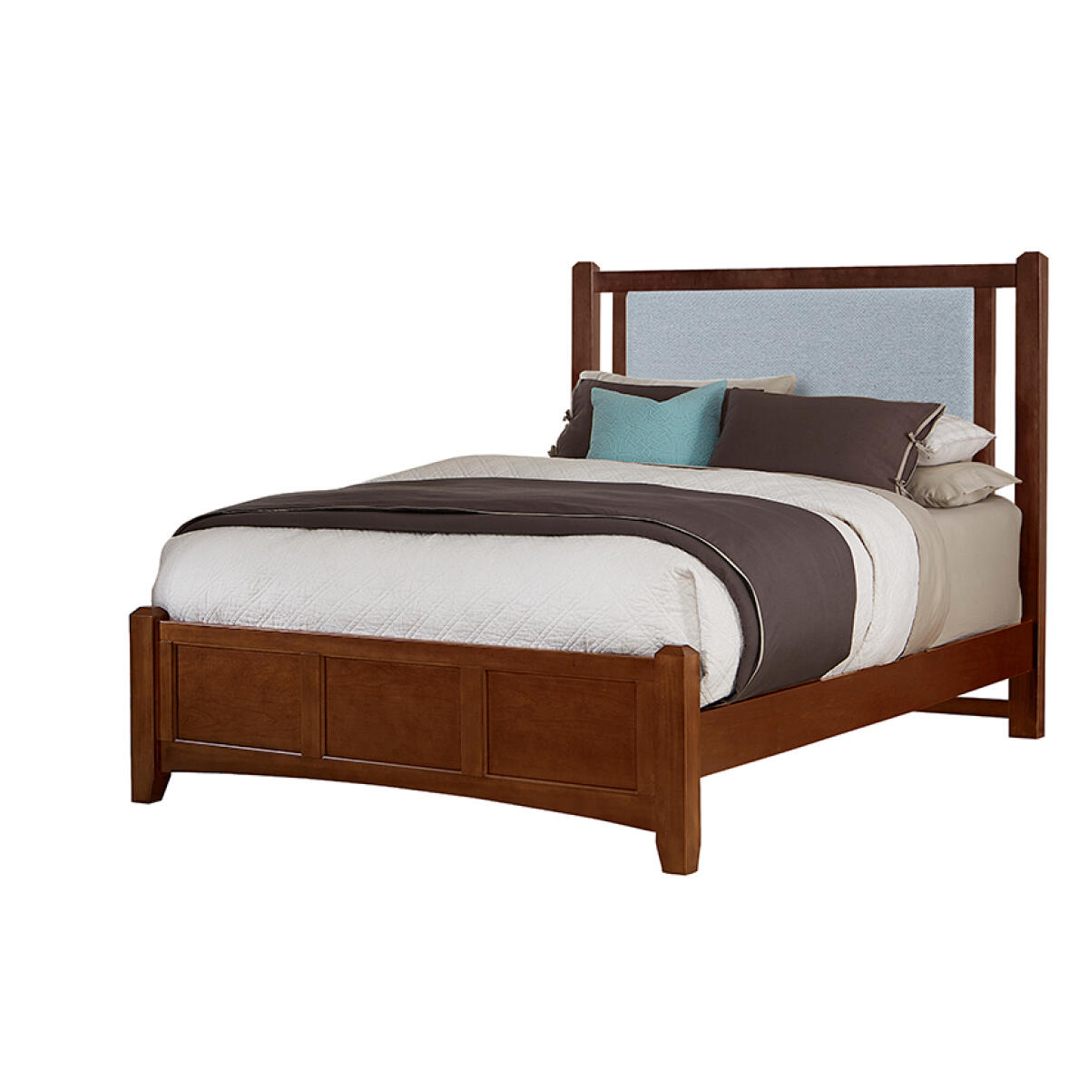 34dbe6f28639df6288fea107d336883a Blue Upholstered Bed - Image 1